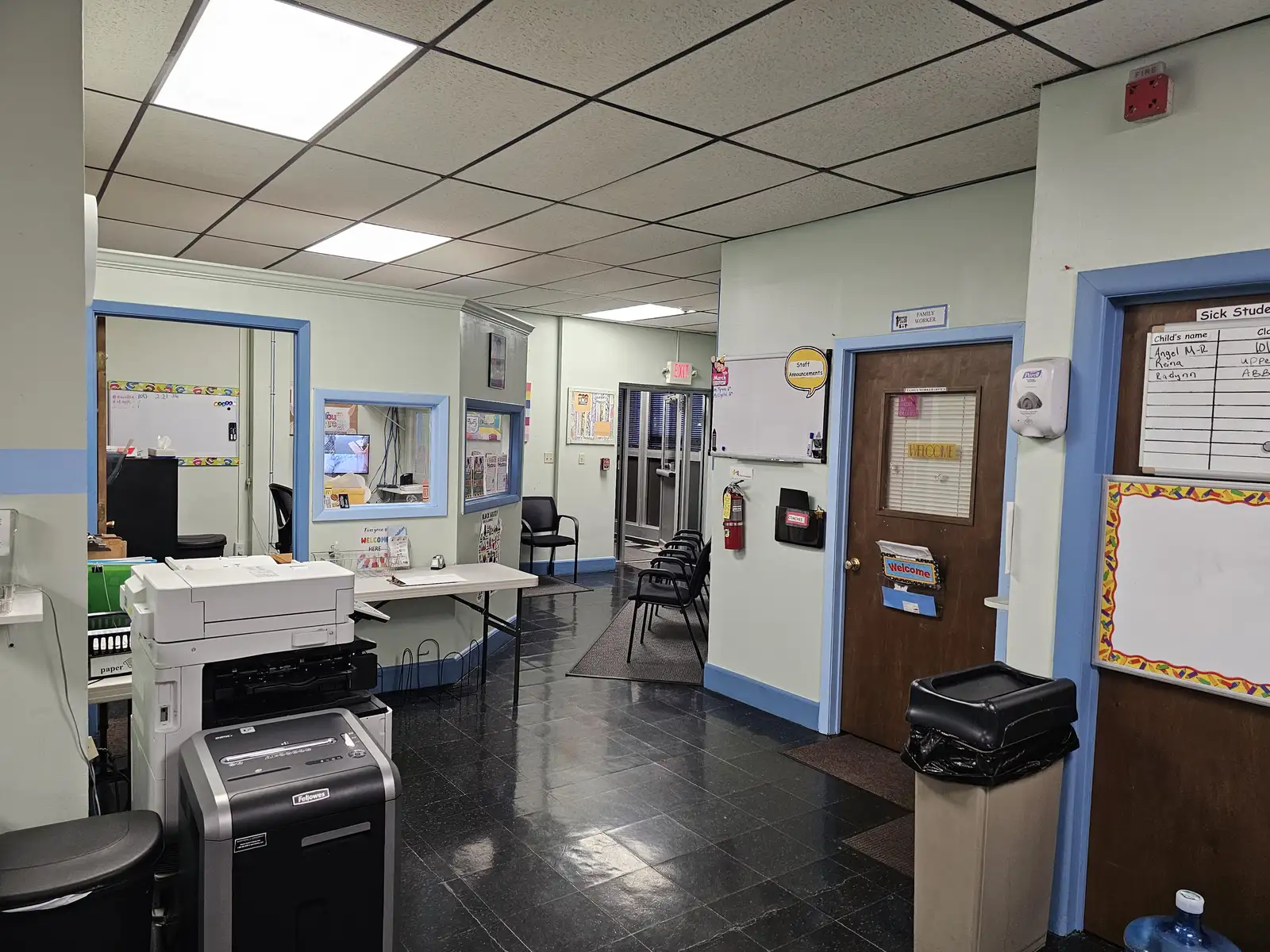 Front walkway leading into PDC100